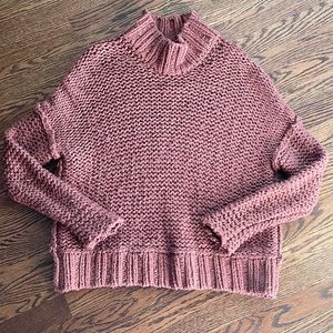 Free people chunky knit sweater M